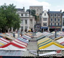 Norwich Market stalls